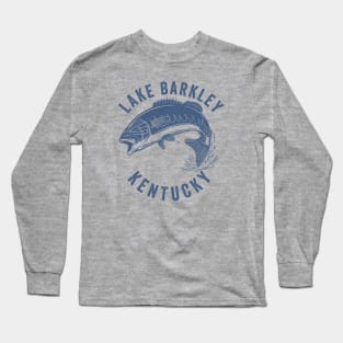 Lake Barkley Kentucky Bass Fishing Long Sleeve T-Shirt